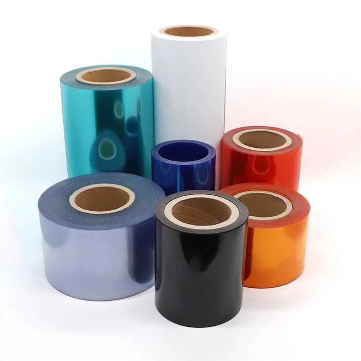 Clear Transparent And Colorful PVC Film Roll For Pharmaceutical Packing